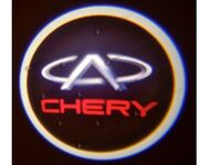 Лазерная проекция логотипа Chery (Чери) (на 2 двери)