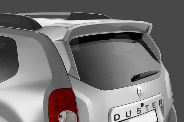 Спойлер Renault Duster "Чистое стекло" в цвет автомобиля