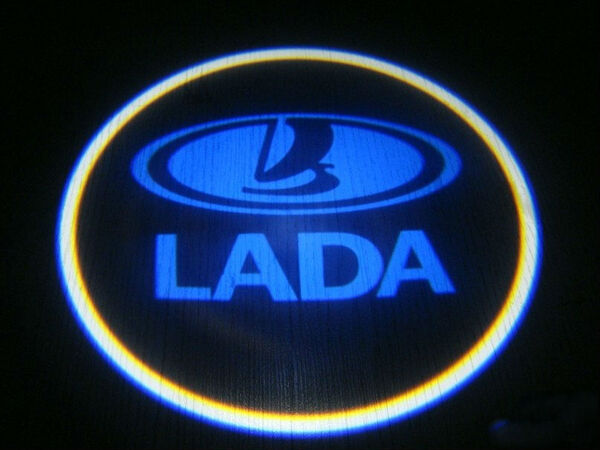 Лазерная проекция логотипа Lada (ВАЗ) (2 двери)