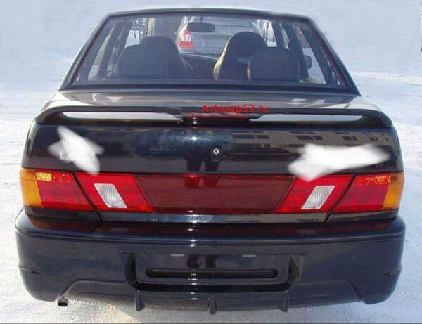 Задний бампер "Снайпер" на  2115, 21099