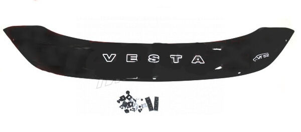 Дефлектор капота короткий (накладка) Vesta