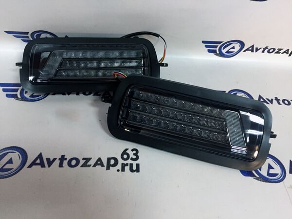 LED (диодные) подфарники с дневными ходовыми огнями для Лада 4x4 (ВАЗ 21213, 21214, 2131)
