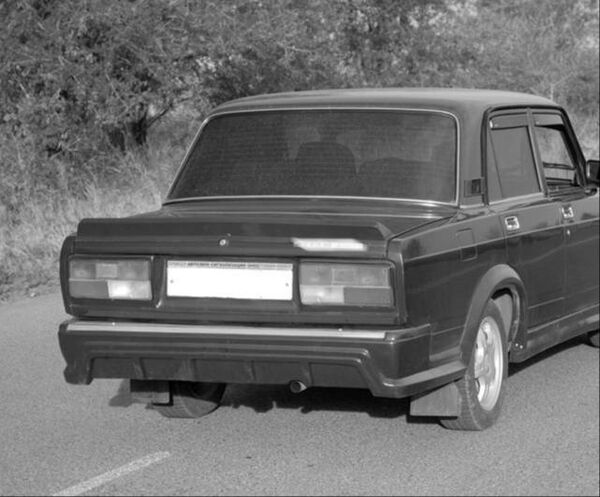 Бампер задний Снайпер на  2105, 2107 не окрашенный