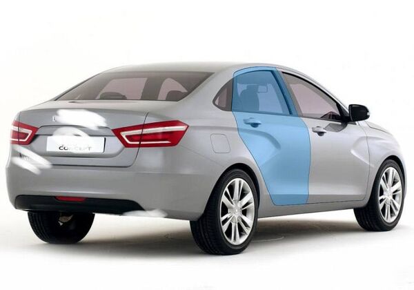 Дверь задняя 2180