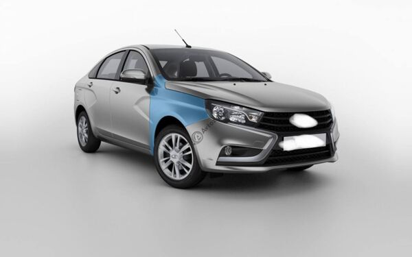 Крыло переднее пластиковое правое на 2180 Крос