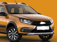 Передний бампер на  2190 FL Кросс