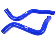 Патрубки системы отопления для а/м  2170-2171-2172 (2дет) силикон синий ПТП