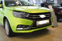 Передний бампер 2180 люкс (В сборе)