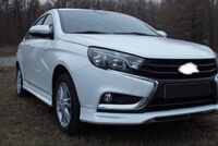 Пороги VTS (шагрень) для  Веста седан, SW