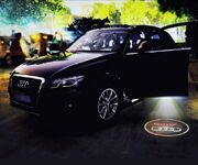 Подсветка дверей с логотипом
