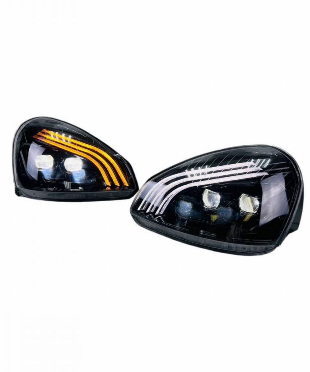 Фары 2170 в стиле Mercedes Benz c-класс 2 линзы BI-LED