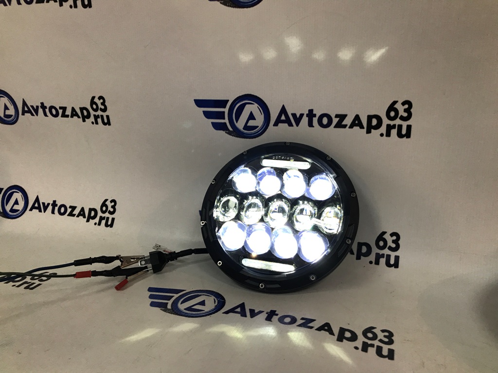 Светодиодные фары 13 диодов на  4x4  с ДХО