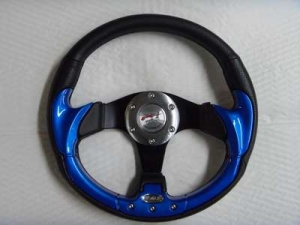 Спортивный руль "Blue Trend" для автомобилей  синий