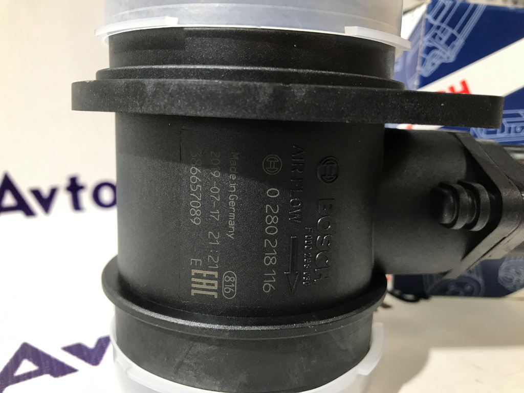Датчик массового расхода воздуха BOSCH 0280 218 116 ДМРВ на  2170, 1118