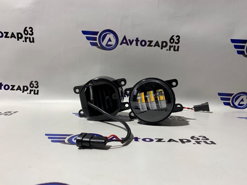 LED ПТФ Sal-Man двухрежимные на  2180, 2190 ФЛ, Икс-ray