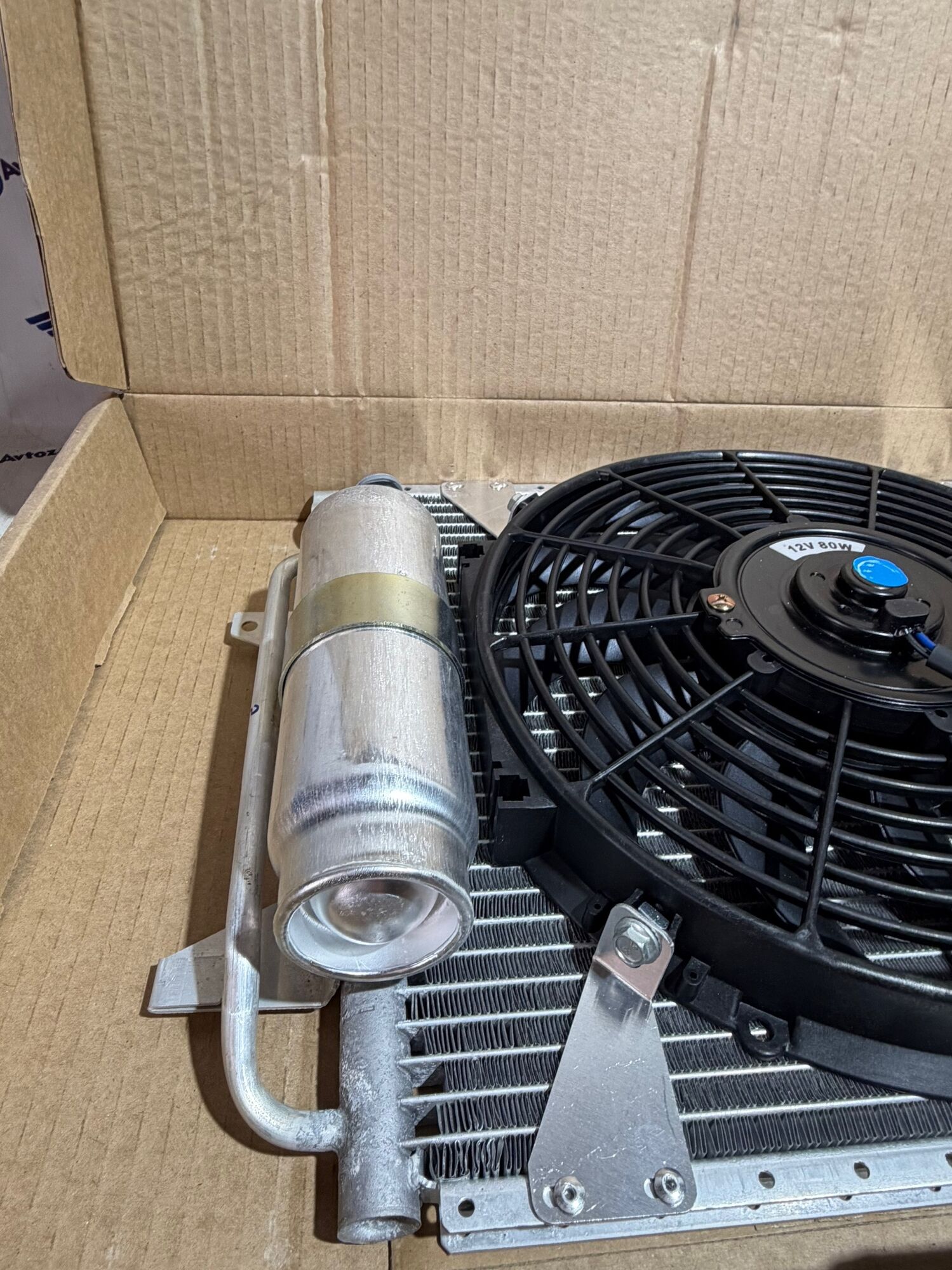 Радиатор кондиционера 2190 Фрост старого образца в сборе