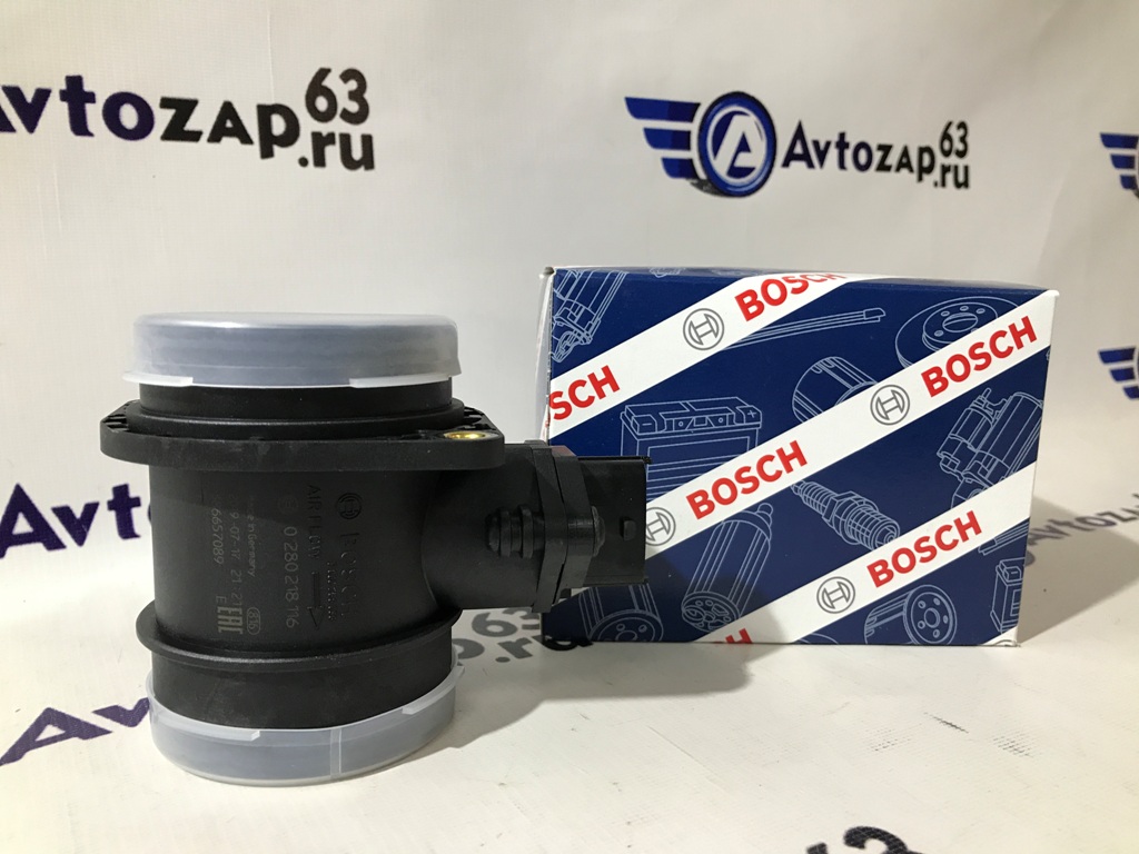 Датчик массового расхода воздуха BOSCH 0280 218 116 ДМРВ на  2170, 1118