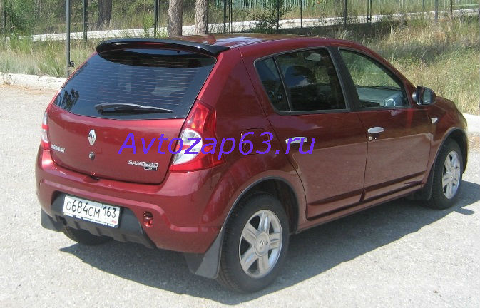 Спойлер "Карт-RS" на Renault Sandero (вариант №1)