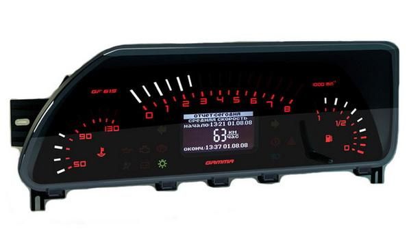Комбинация электронных приборов Gamma GF 615 ( 2110-15), Шевроле 