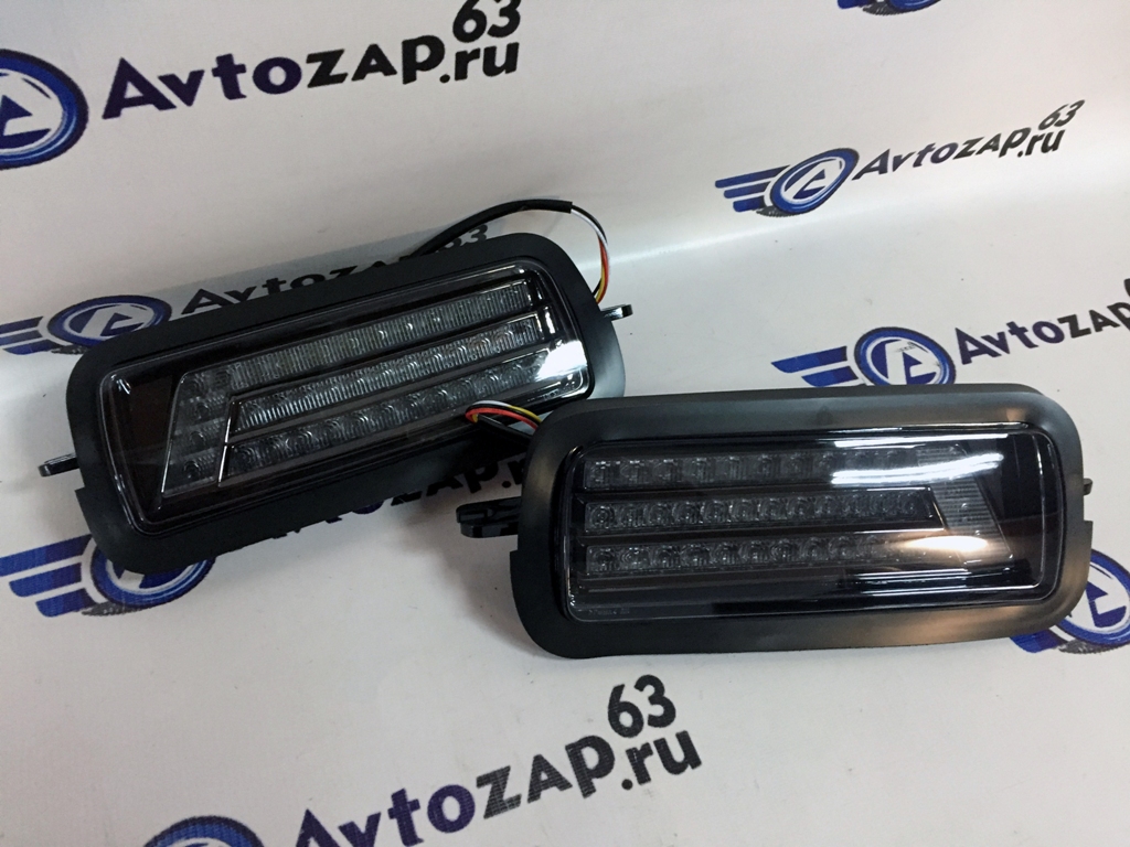 LED (диодные) подфарники с дневными ходовыми огнями для  4x4 ( 21213, 21214, 2131)
