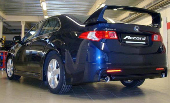 Спойлер "MUGEN Style" Honda Accord VIII 2008- var№2 высокий составной