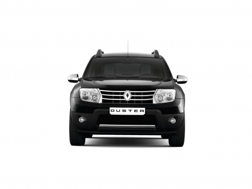 Защита переднего бампера двойная d51-63 с полимерным покрытием на Renault Duster
