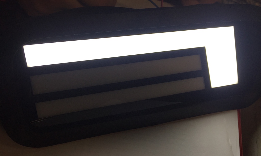 LED (диодные) подфарники с дневными ходовыми огнями на  4х4 ( 21213, 21214, 2131), белая полоса
