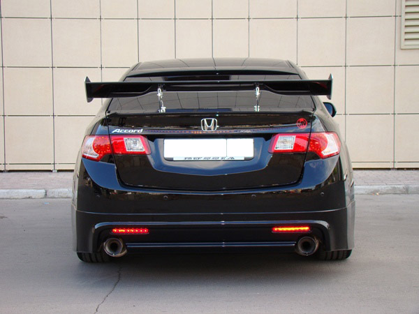 Юбка заднего бампера "MUGEN Style" Honda Accord VIII 2008