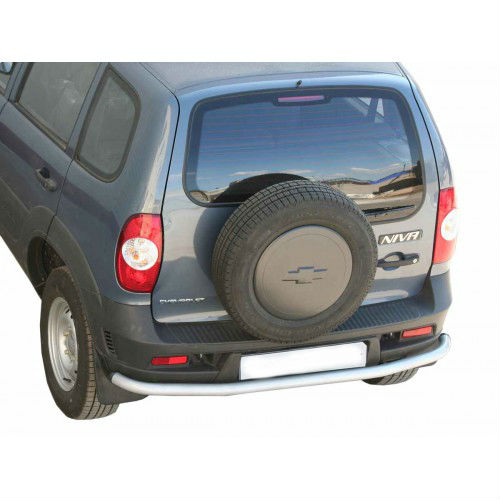 Защита заднего бампера "Коромысло" на  2123  RS (restyling. с 2009)