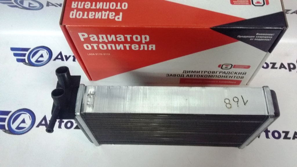 Радиатор отопителя на  2110 старого образца
