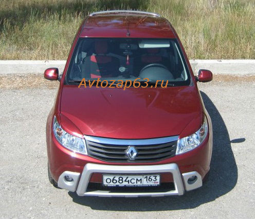 Накладки на противотуманные фары "KART RS" на Renault Sandero