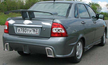 Задний бампер "Авиатор" на  2170