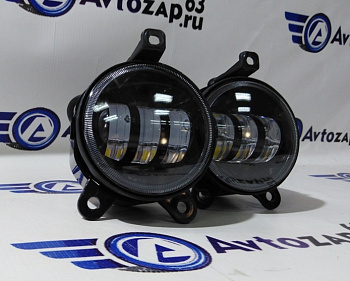 Диодные ПТФ Sal-Man 30W на  Приора, Шевроле 