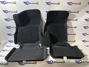 Коврики в салон EVA 3D с бортами для  4x4 