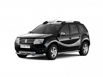 Защита порогов d63 на Renault Duster