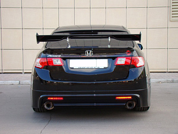 Юбка заднего бампера "MUGEN Style" Honda Accord VIII 2008